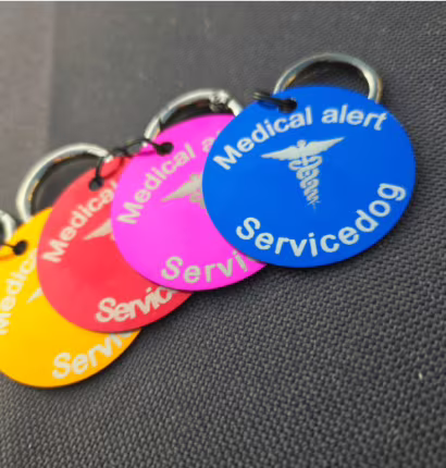 Service Dog Medical Alert Tags