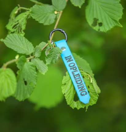 Gepersonaliseerde Biothane Info-Tab (25 mm)