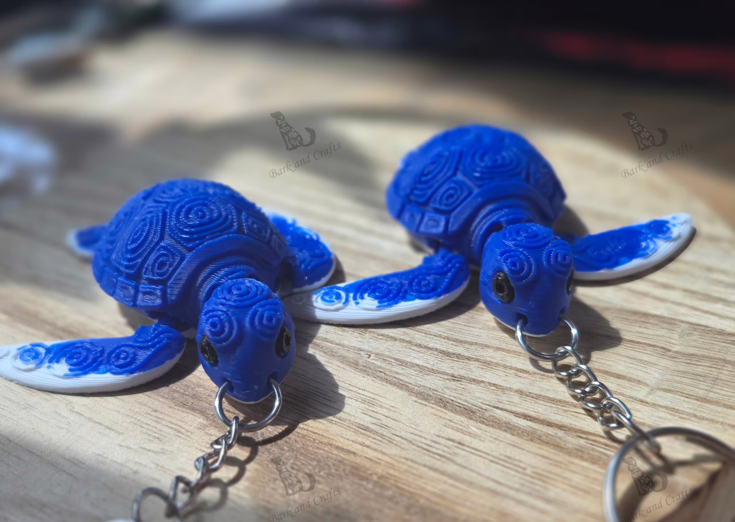 Shelly – Flexibele 3D-geprinte Schildpad Sleutelhanger